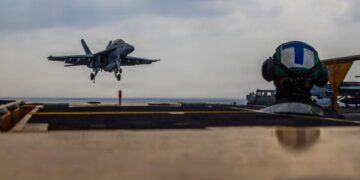 U.S. aircraft carrier arrives in the Middle East as tensions with Iran remain high