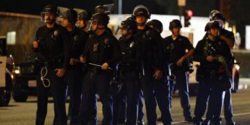 Federal judge bars the LAPD’s use of some ‘less-lethal’ weapons at protests