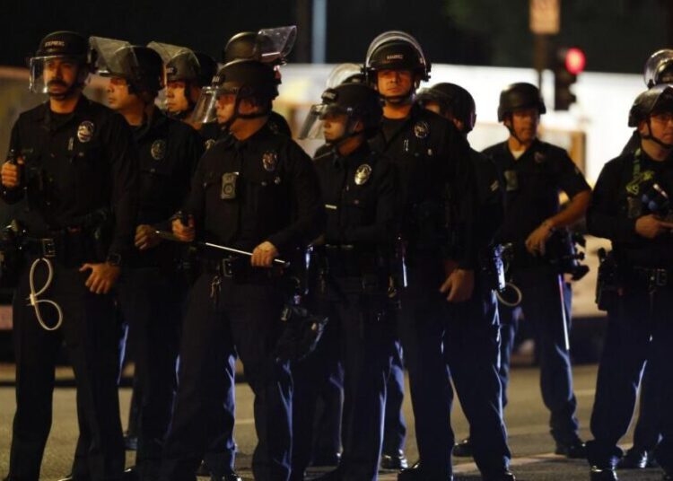 Federal judge bars the LAPD’s use of some ‘less-lethal’ weapons at protests