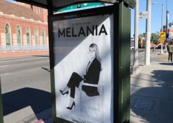 L.A. Metro relocates buses with ‘Melania’ ads after ‘extensive and severe’ vandalism