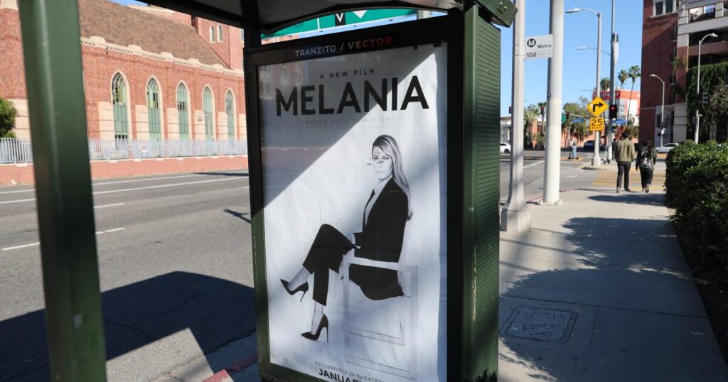 L.A. Metro relocates buses with ‘Melania’ ads after ‘extensive and severe’ vandalism