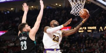 Injury-riddled Lakers fall to Trail Blazers for fifth loss in six games