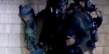 Suspected L.A. copper wire thief goes into a manhole and refuses to come out