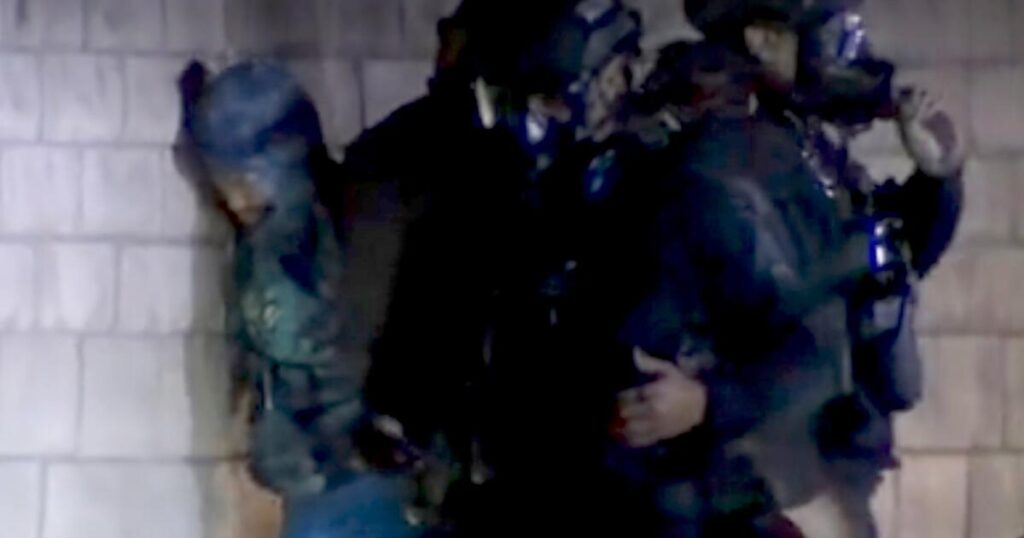 Suspected L.A. copper wire thief goes into a manhole and refuses to come out