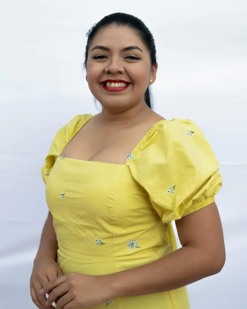Venezuelan activist Maria Oropeza smiling.
