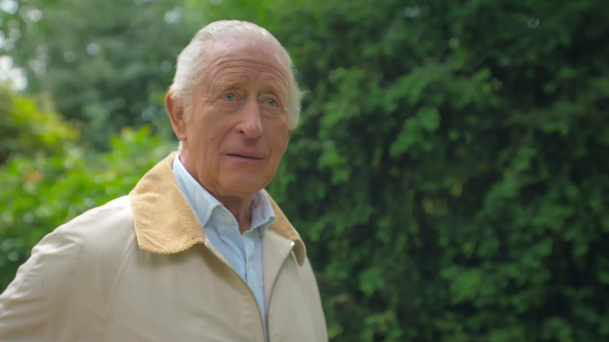 King Charles in his Prime Video doc.