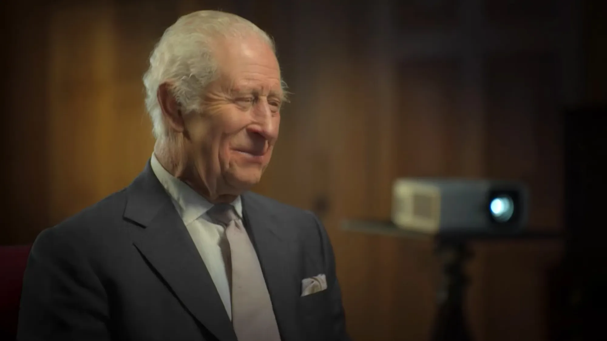 King Charles in his new documentary. 