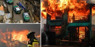 Wildfires race across Chile, leaving 18 dead and forcing thousands to flee