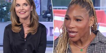 Savannah Guthrie immediately regrets grilling Serena Williams in awkward ‘Today’ interview: Are you ‘mad at me?’