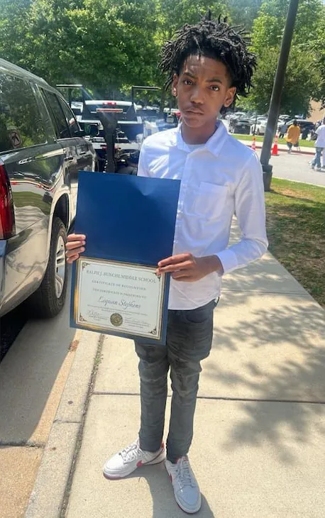 Stephens, 16, faces charges of aggravated assault, according to the Clayton County Sheriff’s Office.