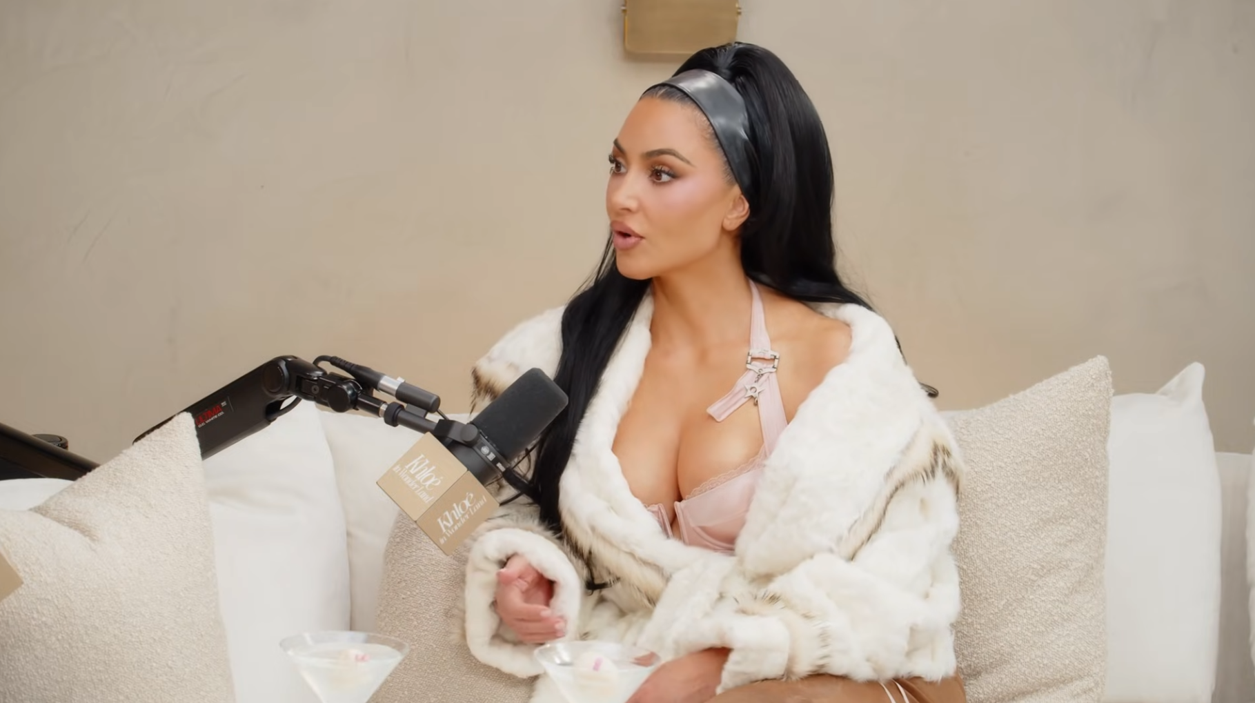 Kim Kardashian on Khloé's podcast.
