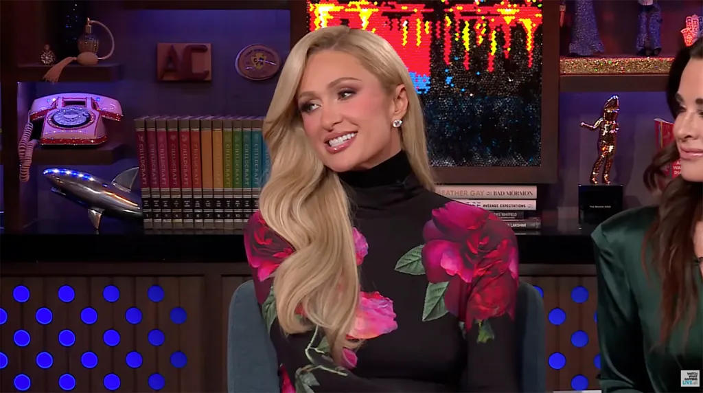 Paris Hilton on Watch What Happens Live.