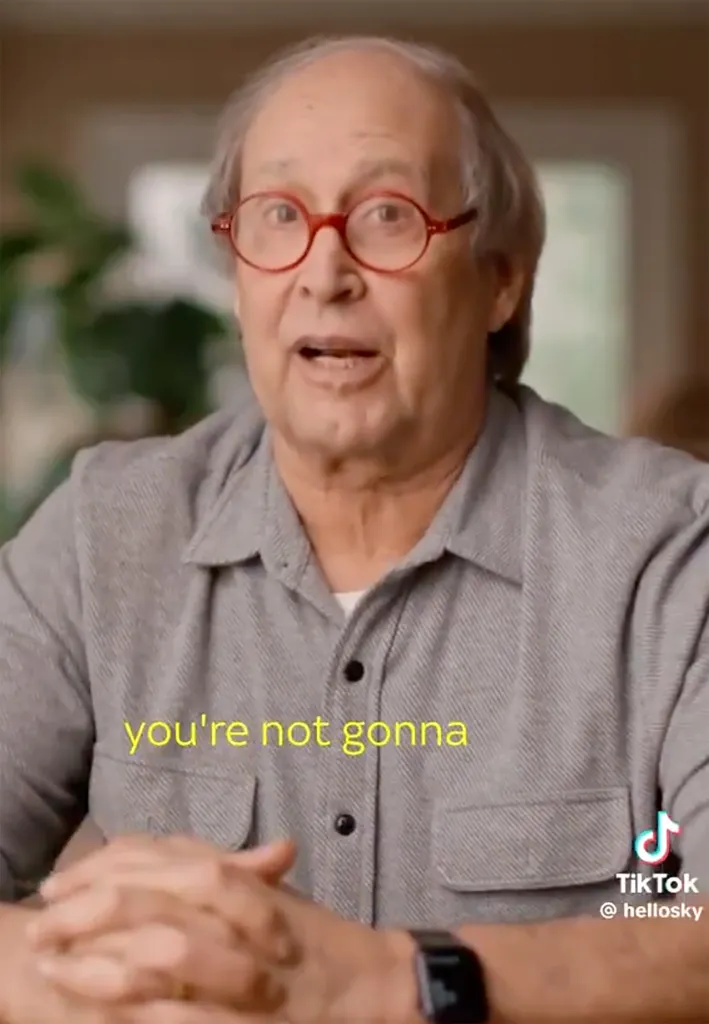Chevy Chase snaps at the director of his new documentary