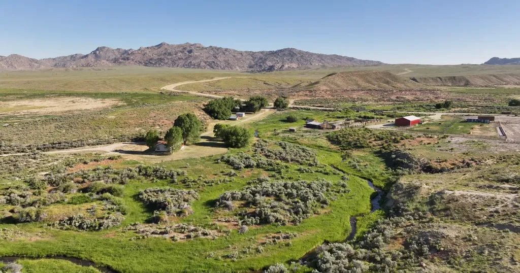 Spreading across four counties in the Rocky Mountains, the Pathfinder Ranches is made up of four separate properties and encompasses over 1% of the land in the Cowboy State.