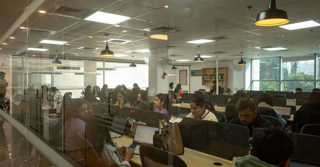 India Built the World’s Back Office. A.I. Is Starting to Shrink It.