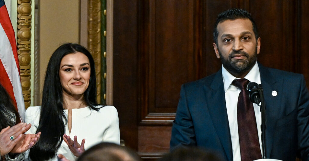 Kash Patel’s Girlfriend Seeks Fame and Fortune, Escorted by an F.B.I. SWAT Team