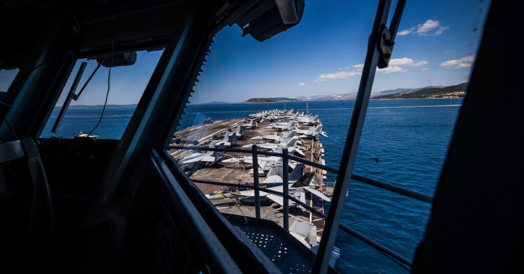 U.S.S. Ford Steams Toward a Possible War