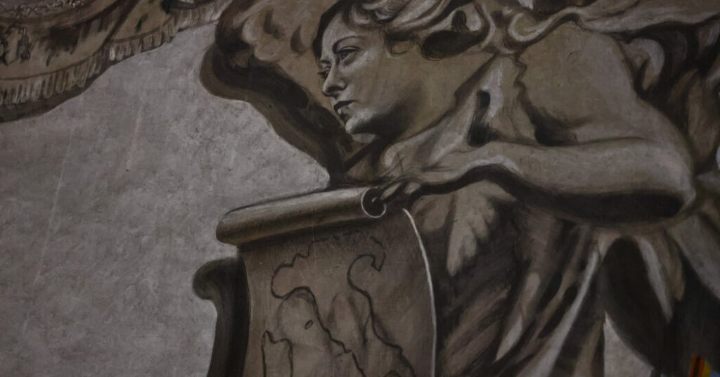 Does This Angel Look Familiar? A Modern Face Appears in a Rome Fresco.