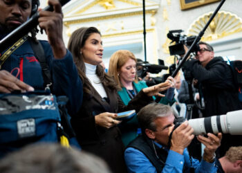 Trump Scolds CNN’s Kaitlan Collins for ‘Not Smiling’