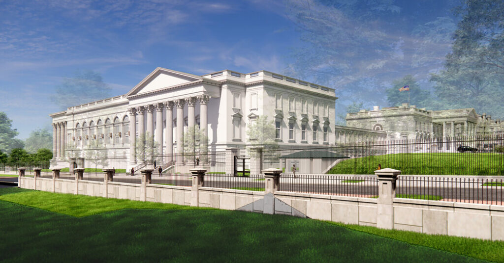 Trump Releases Latest Rendering of White House Ballroom Project
