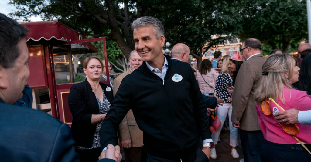 Disney Names Josh D’Amaro as Next C.E.O.