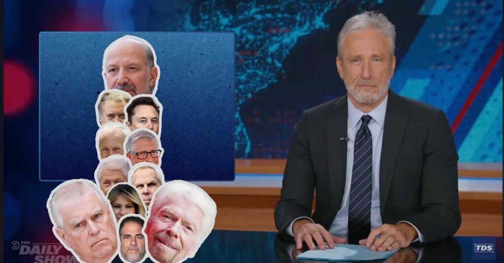 Jon Stewart Can’t Believe Elon Musk’s Choice of Holiday Party Venue