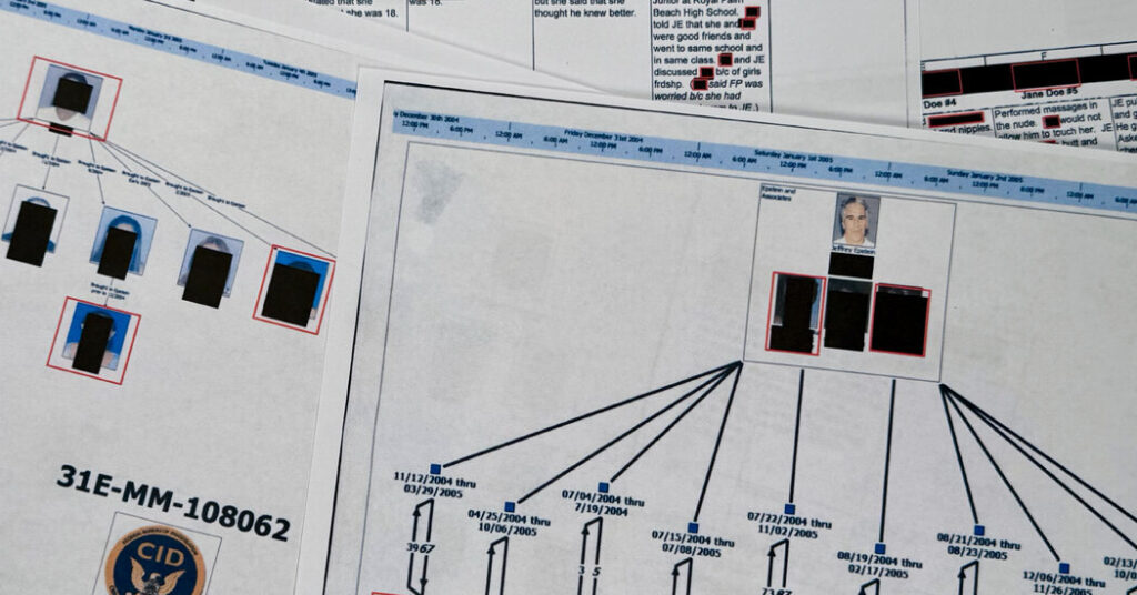 Judge Says U.S. Has Agreed to Fix Redaction Errors in Epstein Files
