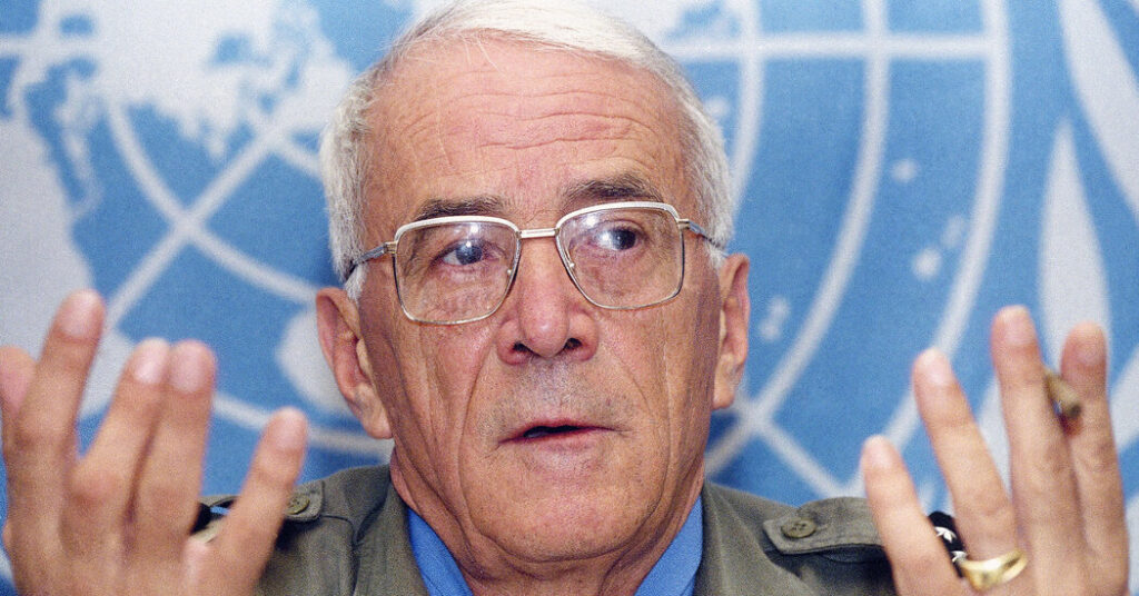 Philippe Morillon, General Who Made Fateful Protection Promise, Dies at 90