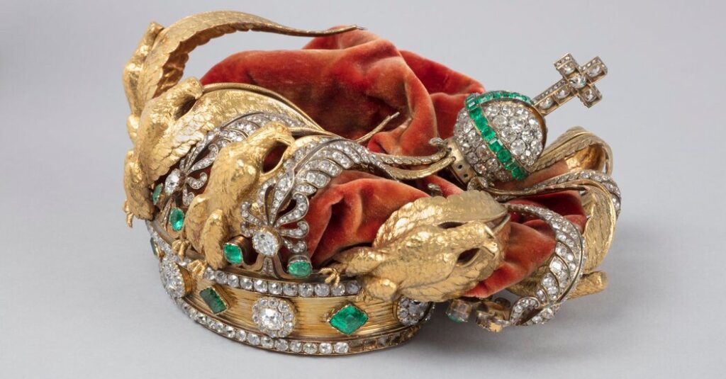 The Louvre Thieves Dropped This Priceless Crown. Now It Looks Like This.