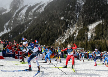Ski. Breathe. Shoot. The wonderful chaos of biathlon.