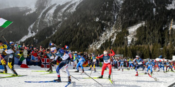 Ski. Breathe. Shoot. The wonderful chaos of biathlon.
