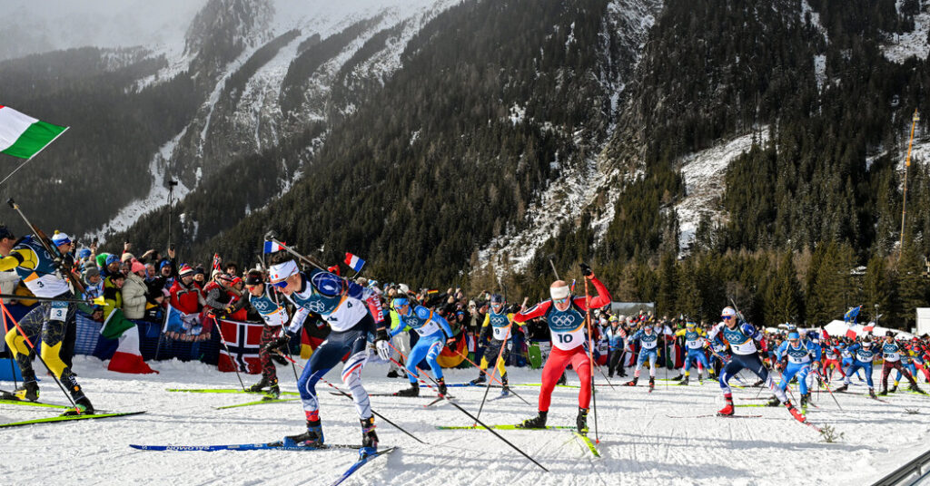 Ski. Breathe. Shoot. The wonderful chaos of biathlon.