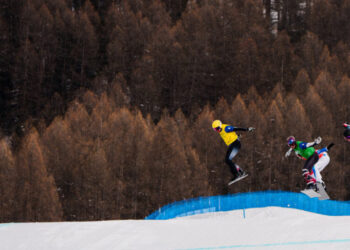 From the chaos of snowboard cross, a repeat champ.