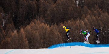 From the chaos of snowboard cross, a repeat champ.