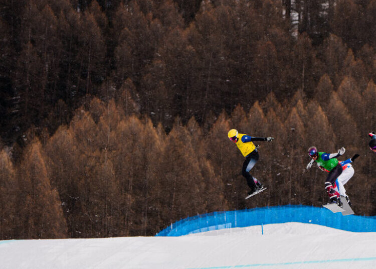 From the chaos of snowboard cross, a repeat champ.
