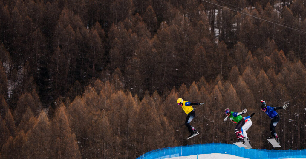 From the chaos of snowboard cross, a repeat champ emerges.