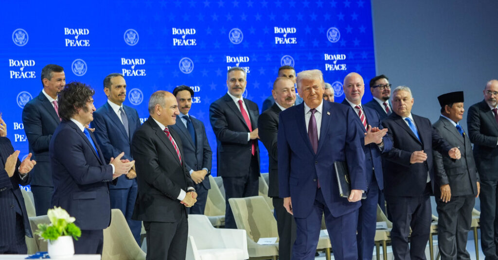 Trump’s ‘Board of Peace’ Sets Date to Meet in Washington, Officials Say