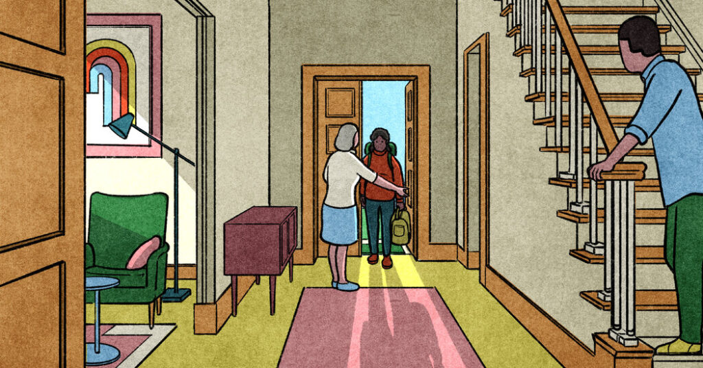 In This Sour Satire, Liberals Open a Door, Not Always Their Hearts, to Migrants