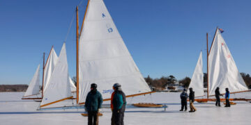 When It’s Finally Cold Enough to Race Ice Yachts
