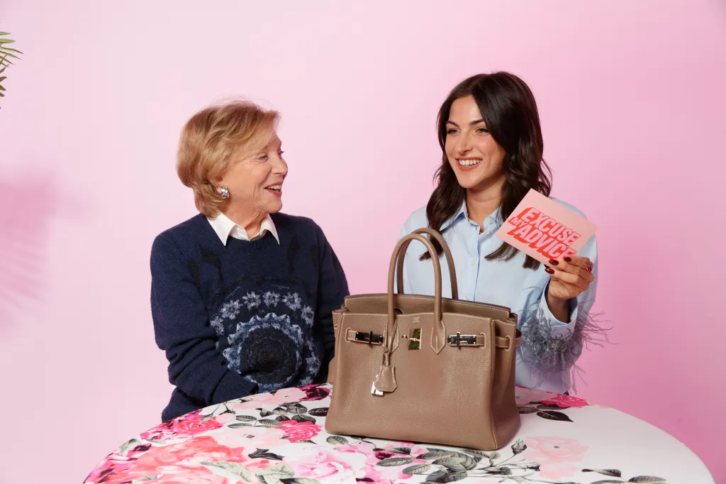 Kim Murstein and Grandma Gail smiling, with a 