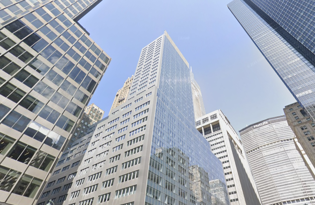 100 Park Avenue building among other tall buildings.