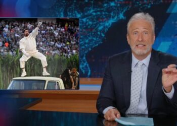 Jon Stewart Defends Bad Bunny’s Super Bowl Halftime Show