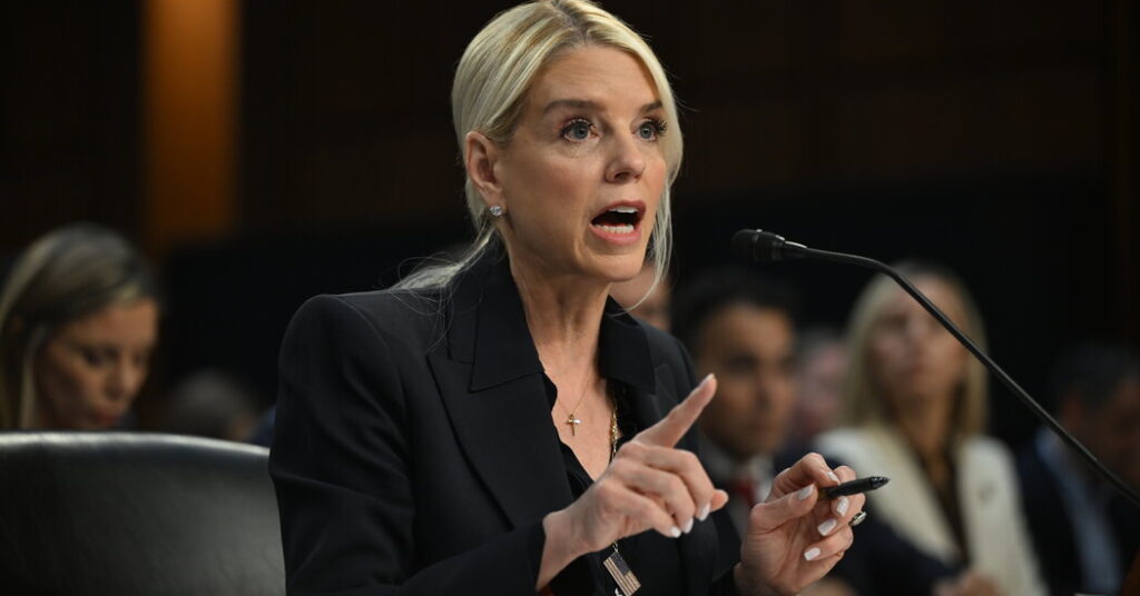 Bondi Expected to Face Scrutiny Over Release of Epstein Files