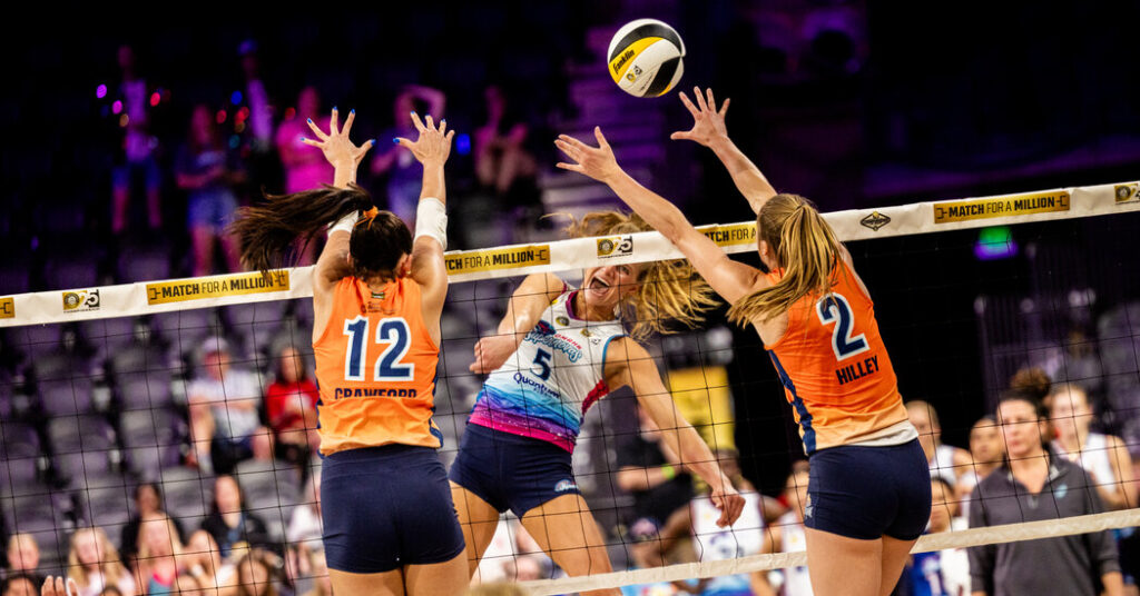 Two Volleyball Leagues Want to Be the Next W.N.B.A. Only One Can Win.