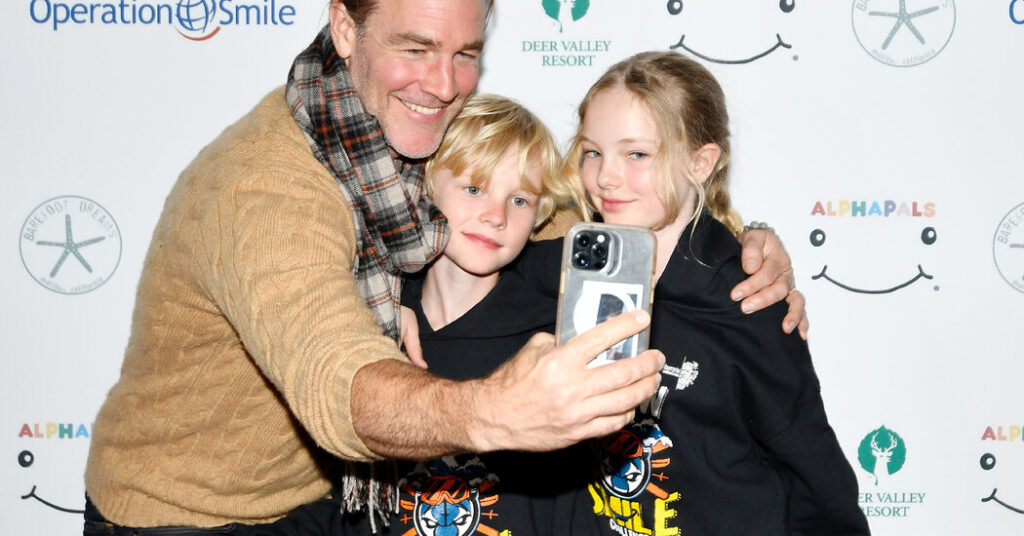 In His Second Act, James Van Der Beek Starred Online as a Proud Papa