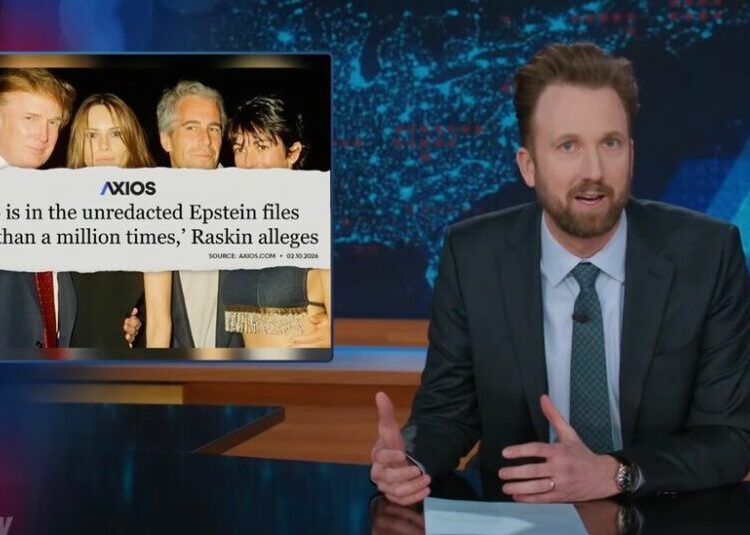 Late Night Mines Trump’s Million Mentions in the Epstein Files