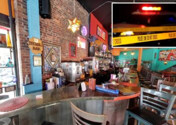 Unhinged woman storms NYC restaurant, whacks diner with glass bottle before socking four others in random attack