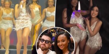 Kayla Nicole joins Toni Braxton on stage to perform dance that was alleged diss to Taylor Swift