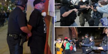 Dozens arrested as DTLA protests spiral into violence, feds put ‘anarchists’ on notice