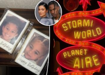 Kylie Jenner and ex Travis Scott reunite to celebrate kids Stormi and Aire’s birthdays